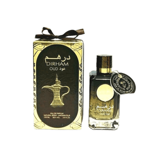 Dirham Oud Oudh 100ML BY ARD ZAAFARAN EDP OUD SPRAY PERFUME FAST - simplyislam