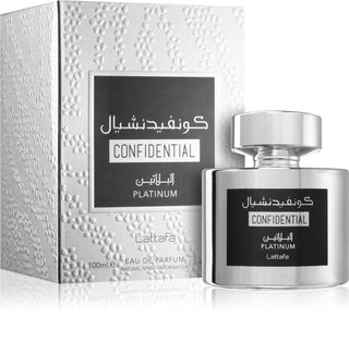 Lattafa Confidential Platinum Unisex Perfume - simplyislam