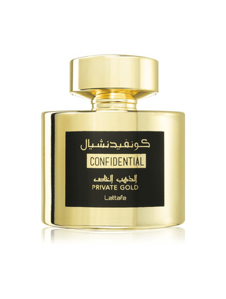 Lattafa Confidential Private Gold Unisex Perfume - simplyislam